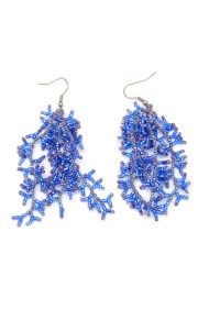 Bead Coral Earrings